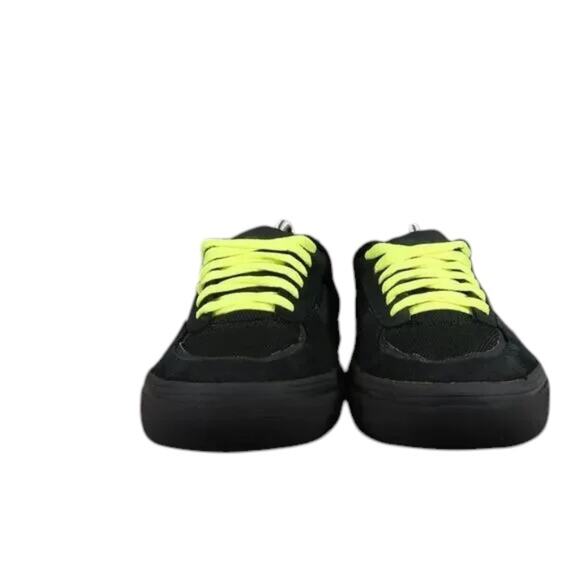 Vans Shoes Mens 6.5 Sneakers Rowley Pro Skate Black Leather Wafflecup Ultracush - Picture 3 of 16